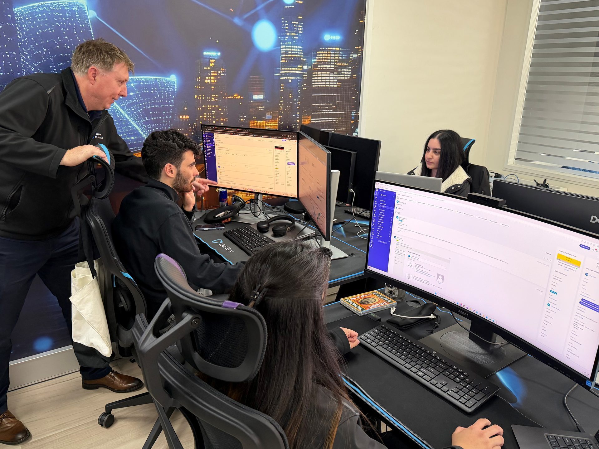 System Squared managed services team at work